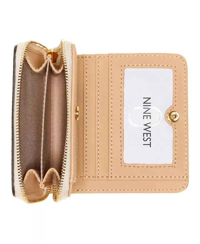 Nine West Reflected 9S Small Zip Around Wallet