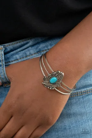 Paparazzi Bracelet ~ Sahara Solstice - Blue