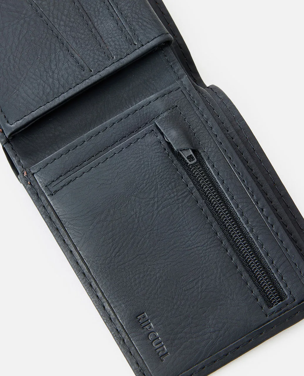 Patched PU All Day Wallet - Black