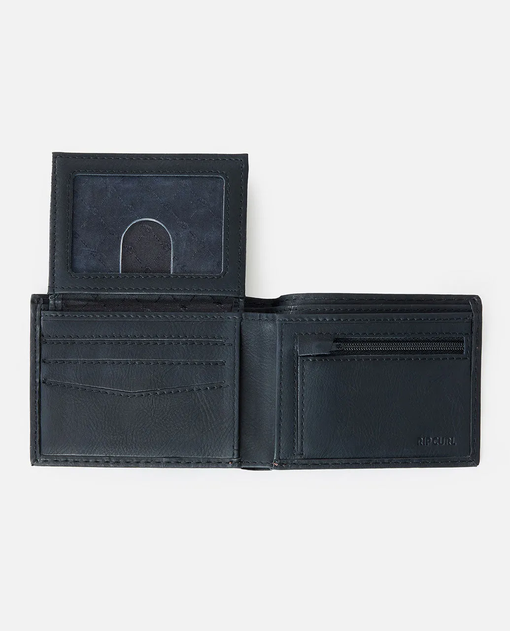 Patched PU All Day Wallet - Black