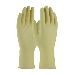 PIP CleanTeam 100-323010-L Single Use Class 10 Cleanroom Latex Glove with Fully Textured Grip - 12", Natural, Large, Case of 120