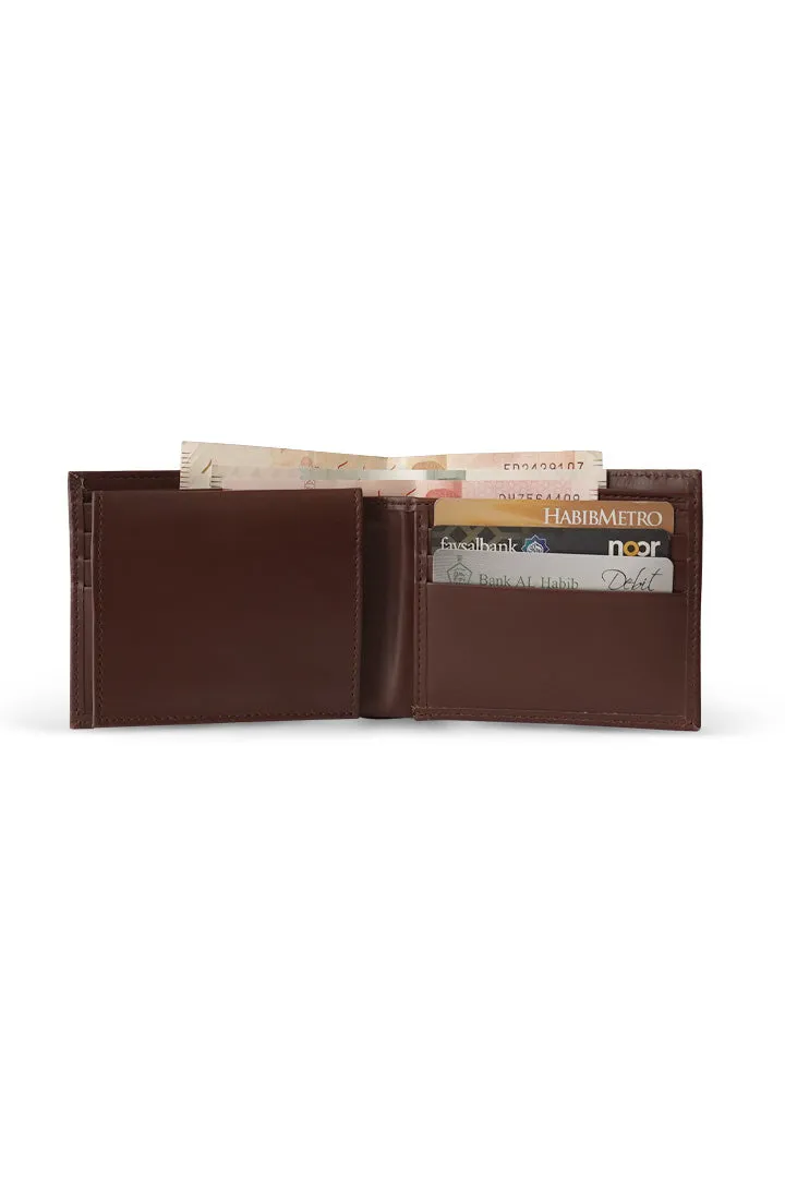 Plain Bifold Nappa Leather Wallet