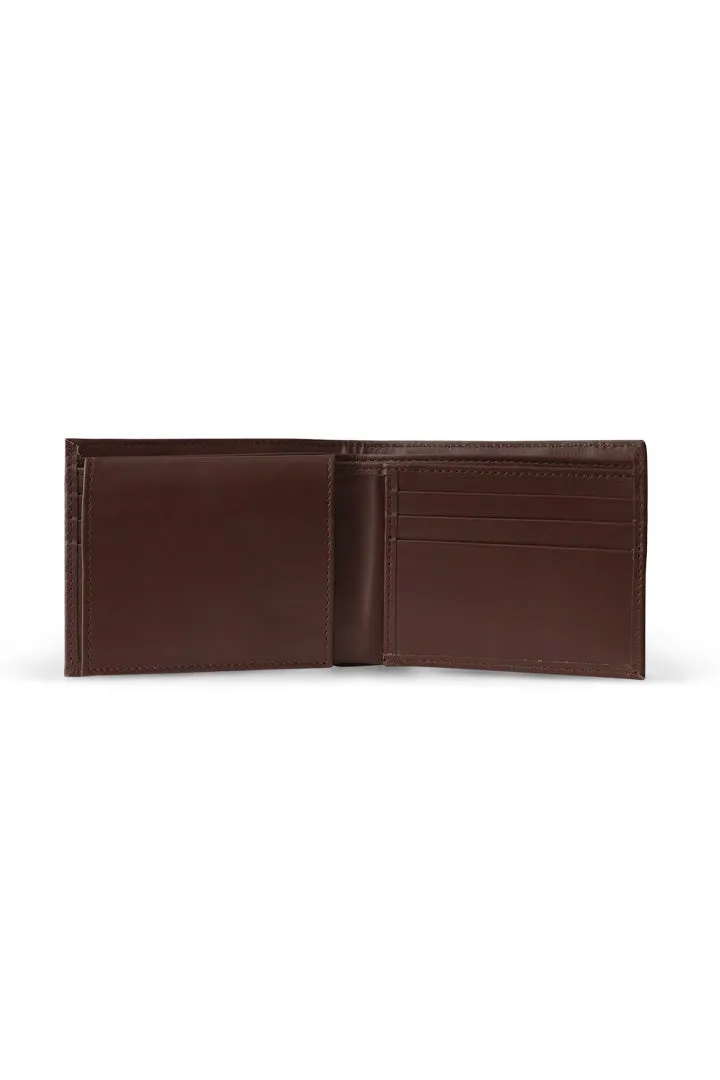 Plain Bifold Nappa Leather Wallet