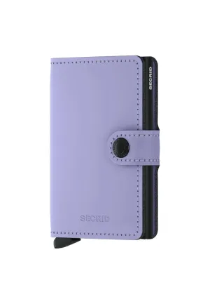 Secrid Miniwallet Matte Lilac Black