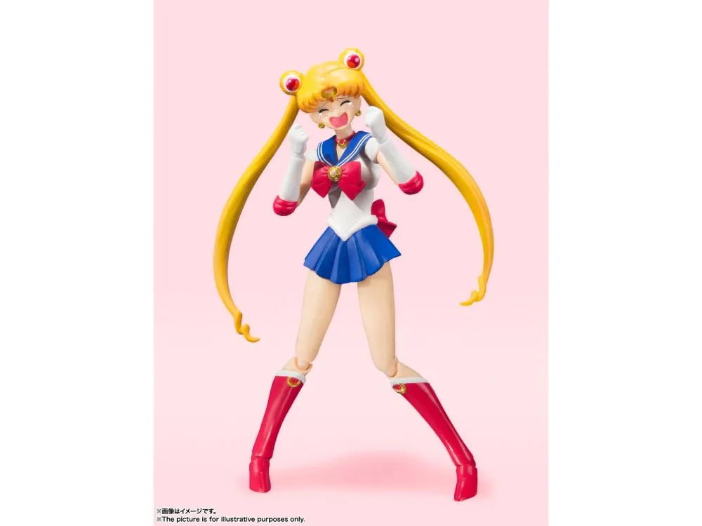 S.H. Figuarts Sailor Moon Animation Color Edition Sailor Moon Action Figure