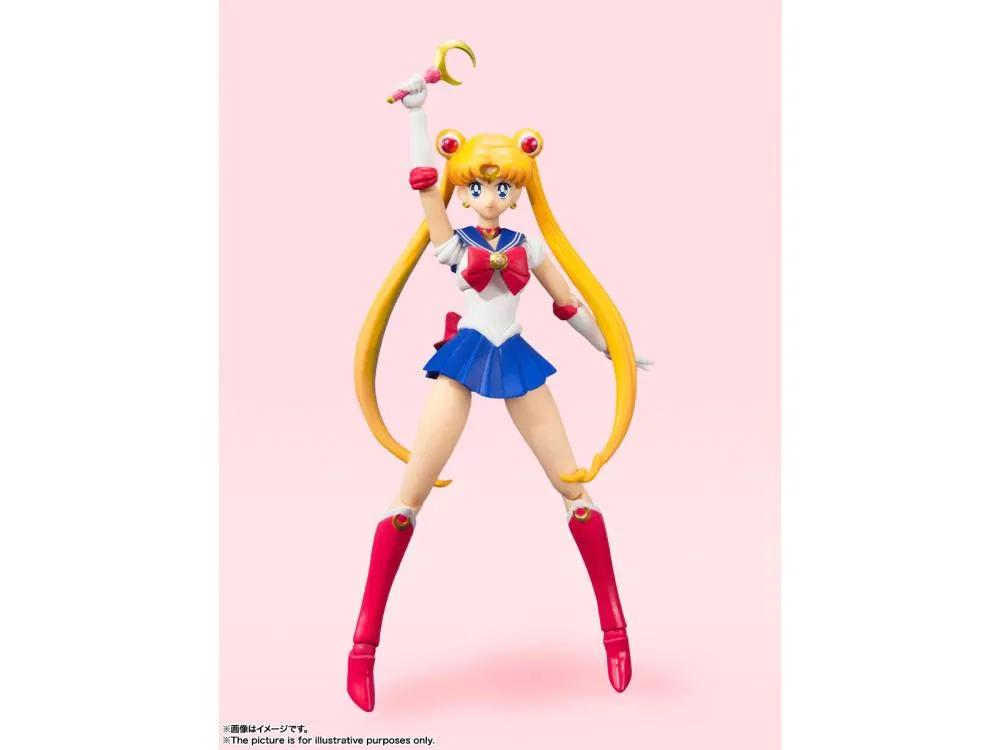 S.H. Figuarts Sailor Moon Animation Color Edition Sailor Moon Action Figure