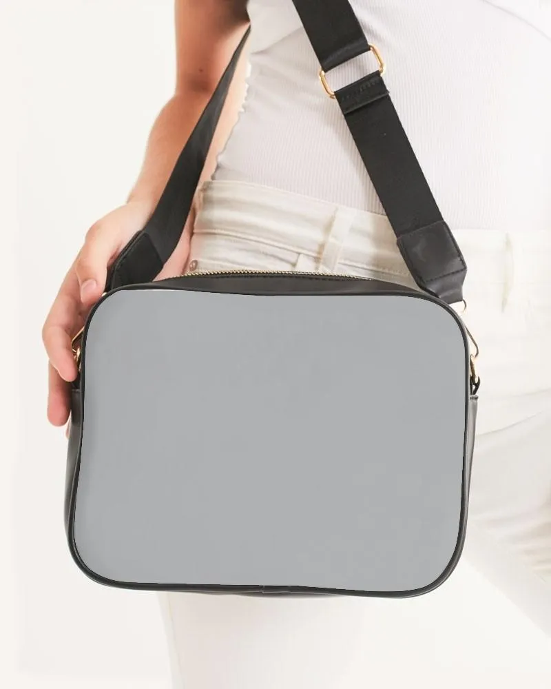 Shaded Pale Gray Crossbody Bag | C0M0Y0K30