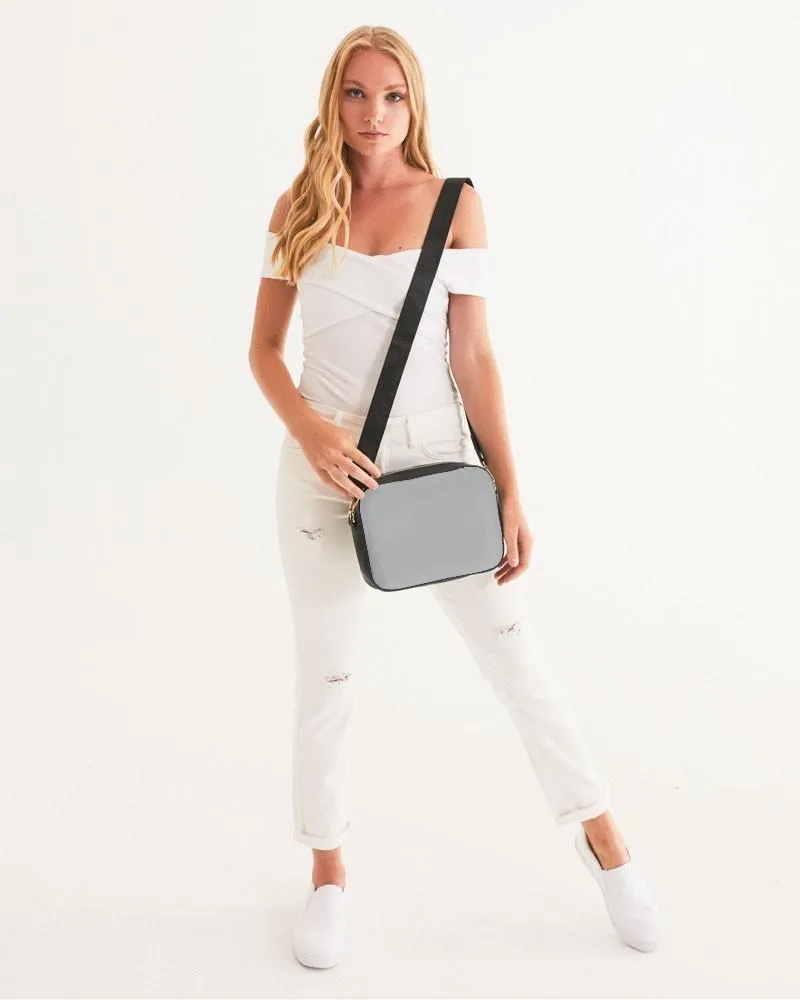 Shaded Pale Gray Crossbody Bag | C0M0Y0K30