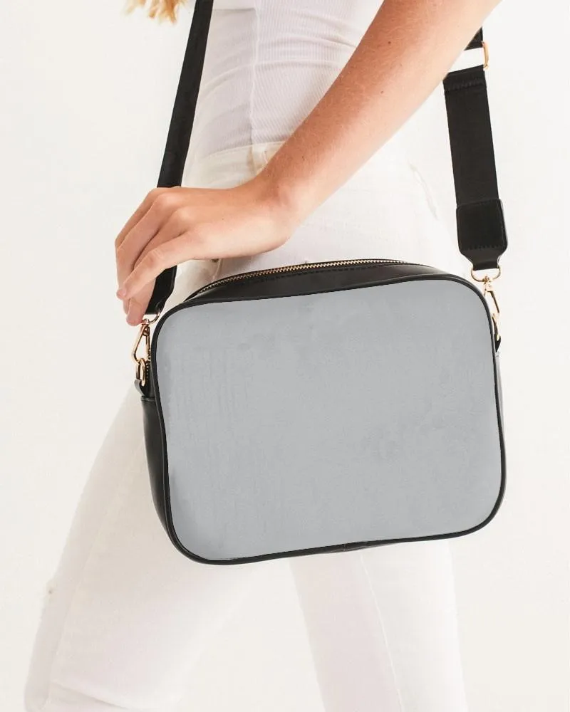 Shaded Pale Gray Crossbody Bag | C0M0Y0K30