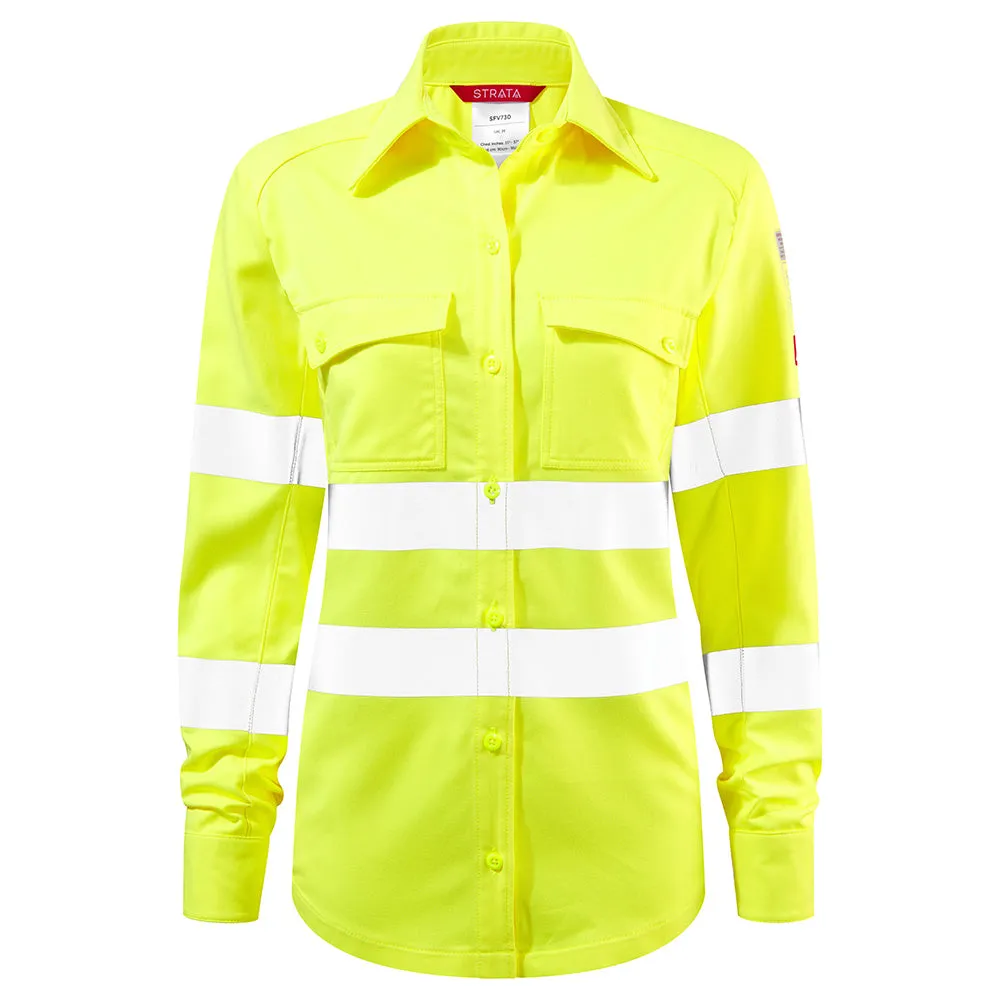 STRATA® ARC Hi-Viz Ladies Shirt (CL.1/ARC2/8.2CAL/CM²)