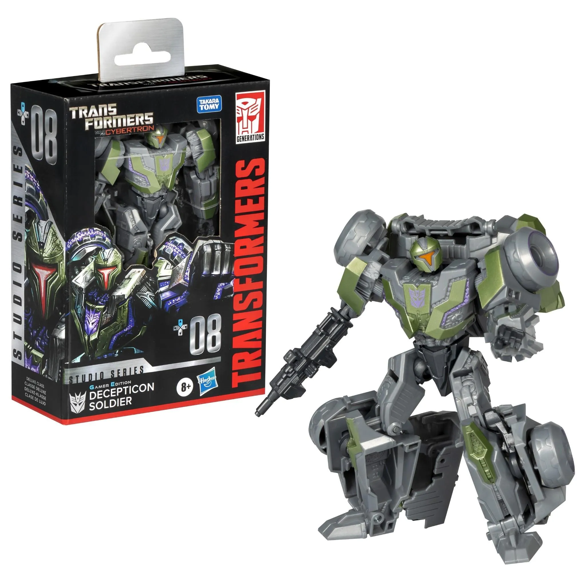 Transformers - Studio Series: Deluxe Transformers: War For Cybertron 08 Decepticon Soldier Figure