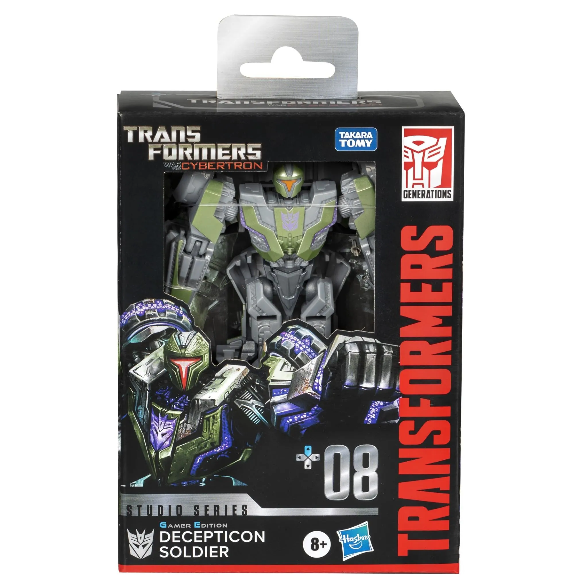 Transformers - Studio Series: Deluxe Transformers: War For Cybertron 08 Decepticon Soldier Figure