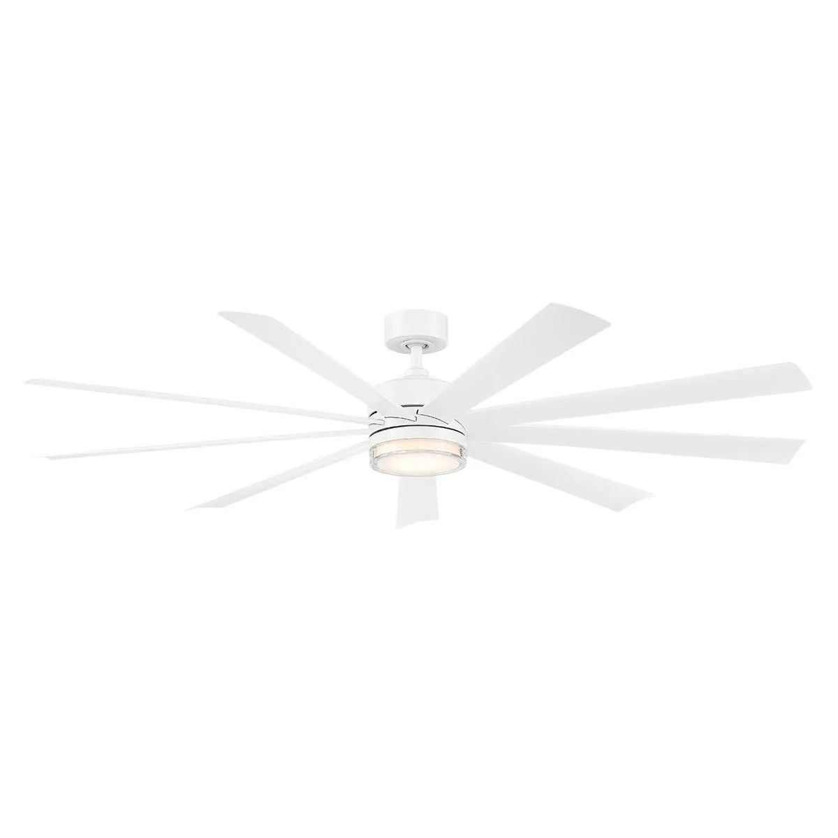 Wynd XL 72 Inch Matte White Windmill LED Smart Ceiling Fan