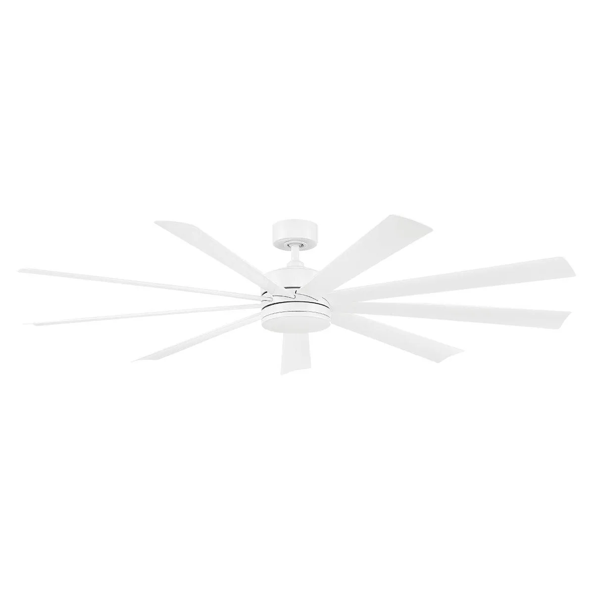 Wynd XL 72 Inch Matte White Windmill LED Smart Ceiling Fan