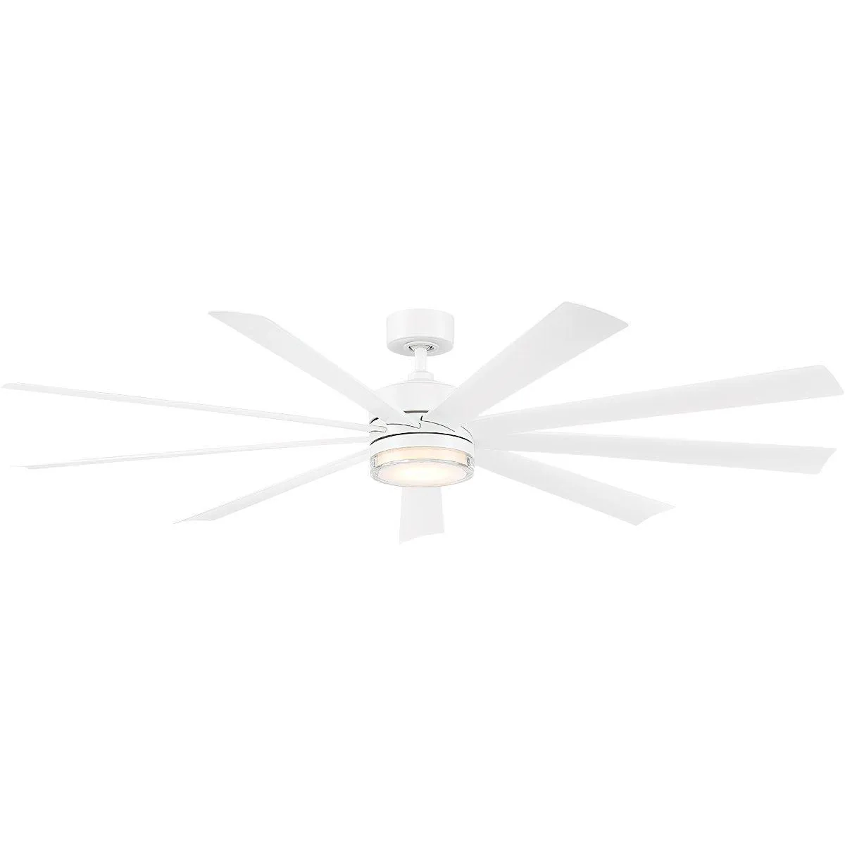 Wynd XL 72 Inch Matte White Windmill LED Smart Ceiling Fan