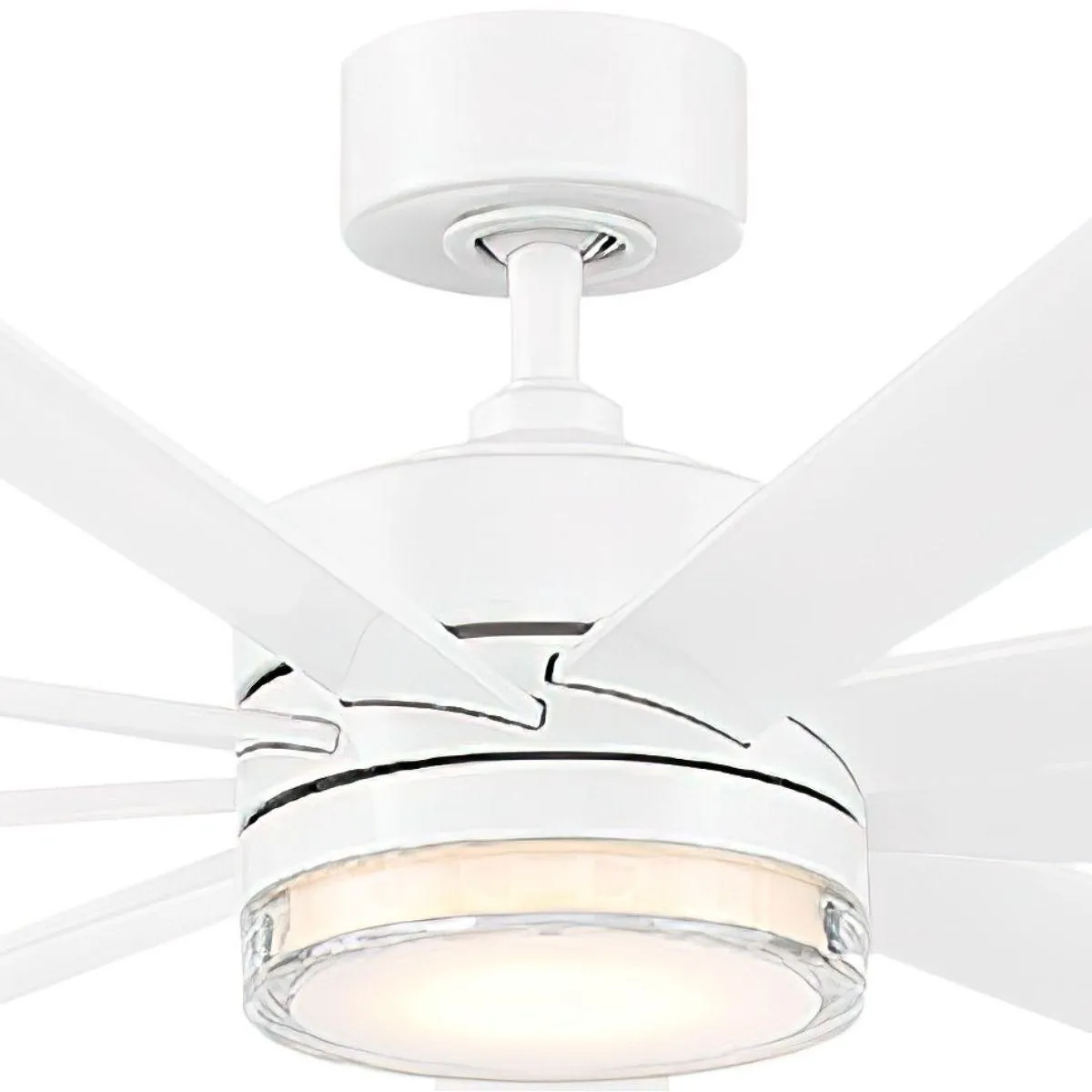 Wynd XL 72 Inch Matte White Windmill LED Smart Ceiling Fan